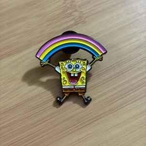 SpongeBob SquarePants Colorful Rainbow Pin